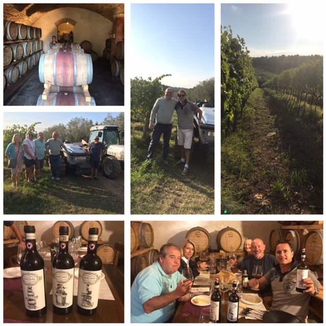 Customers enjoy Tuscan gastro/wine tour
