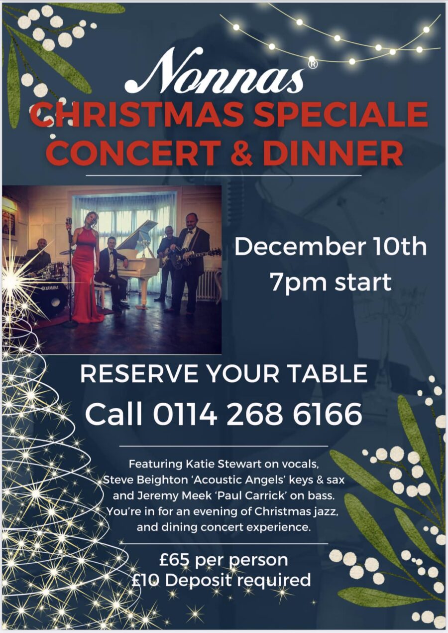 CHRISTMAS SPECIALE CONCERT DINNER